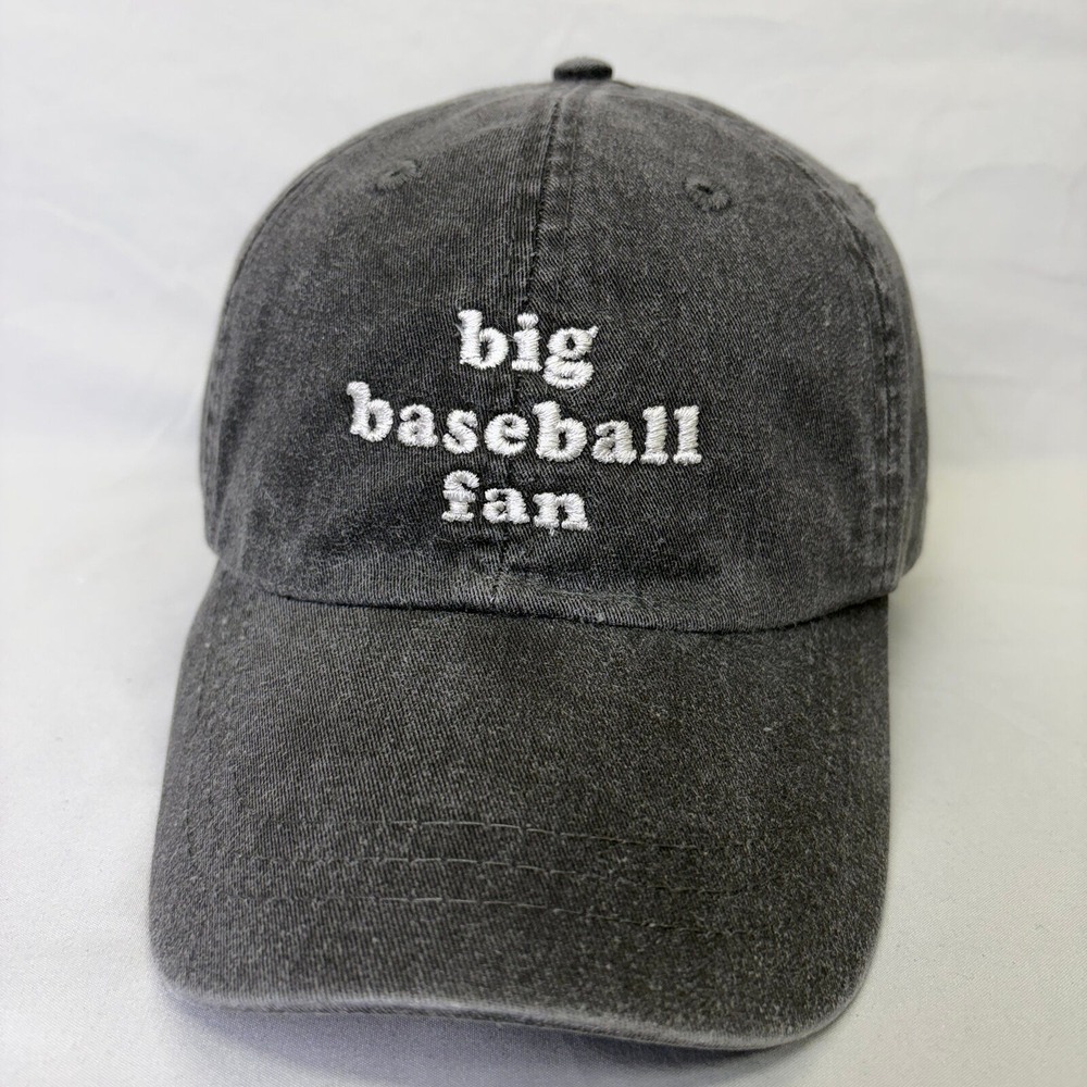 Adams Charlie Southern Baseball Cap Unisex OSFM Gray Big Baseball Fan Hat